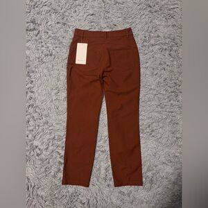 NEW Lululemon Woman’s City Sleek 5 Pocket 7/8 High Rise Pant Terracotta Size 6